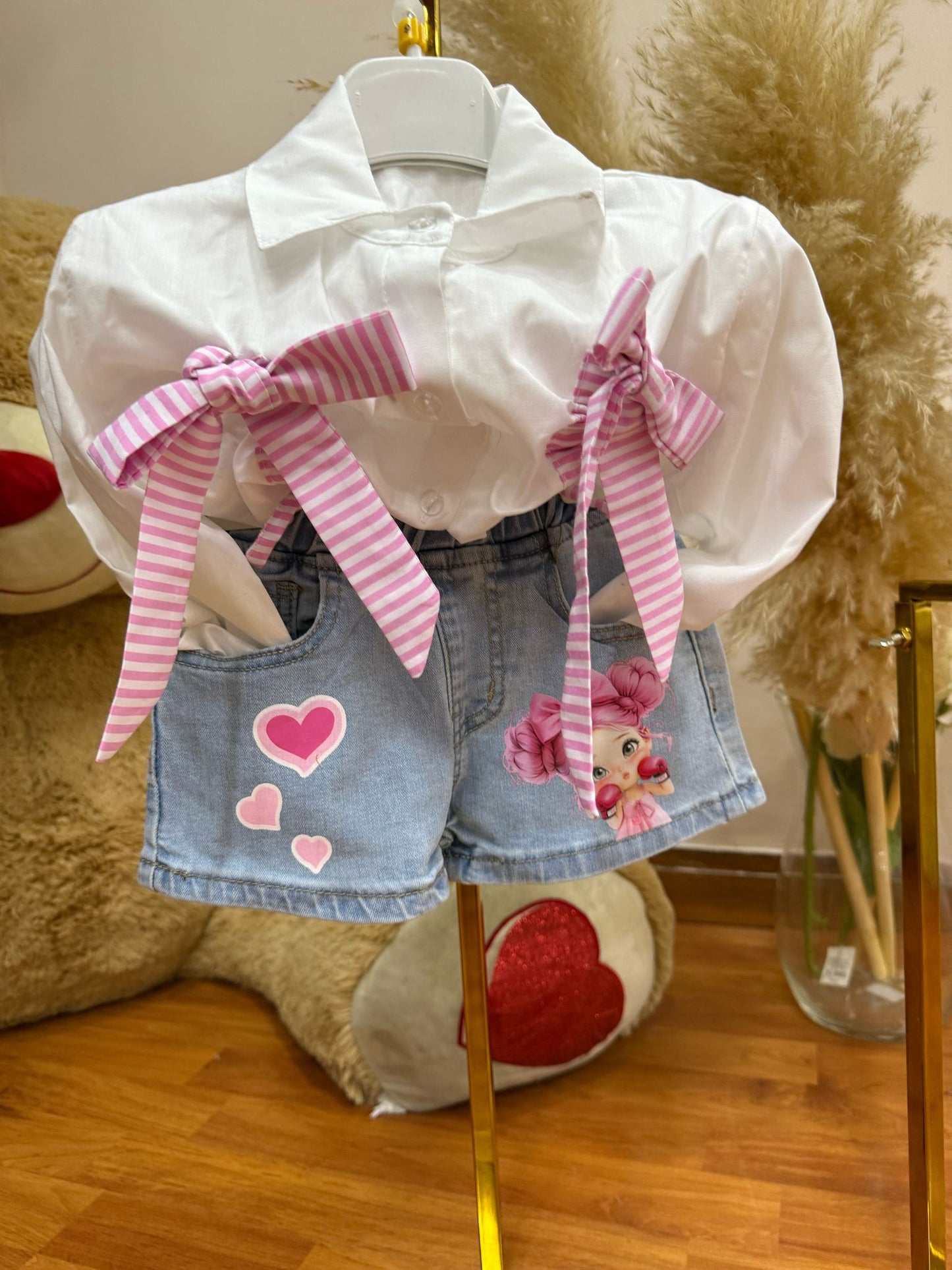 Camicia con fiocchi