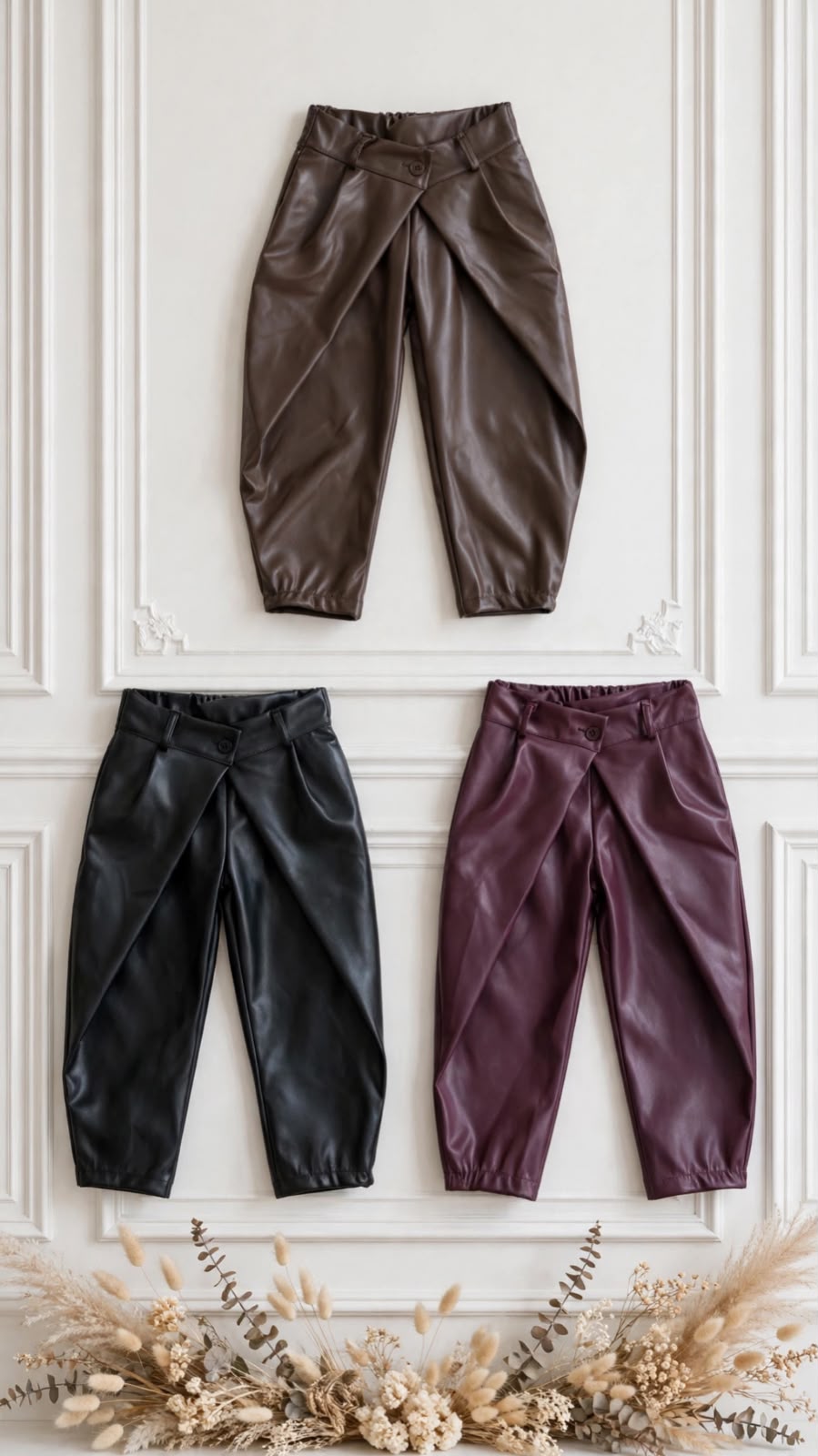 pantalone kata ecopelle