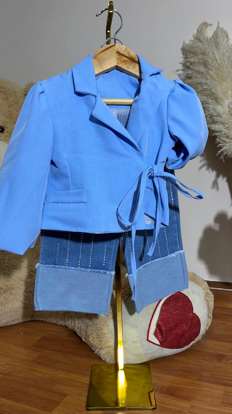 Jeans con brillantini