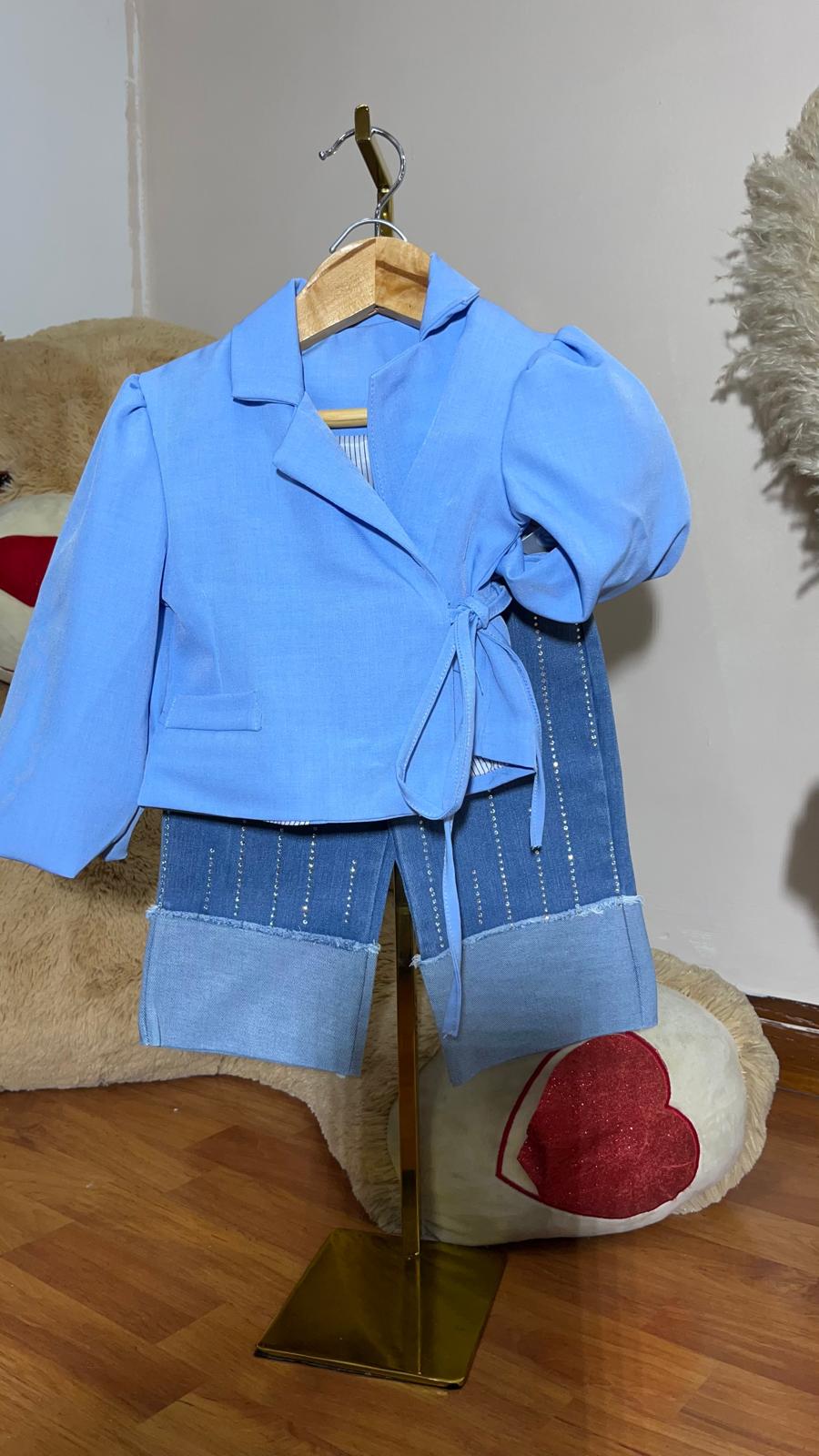 Jeans con brillantini