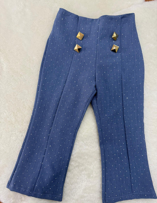 Pantalone brillantinato