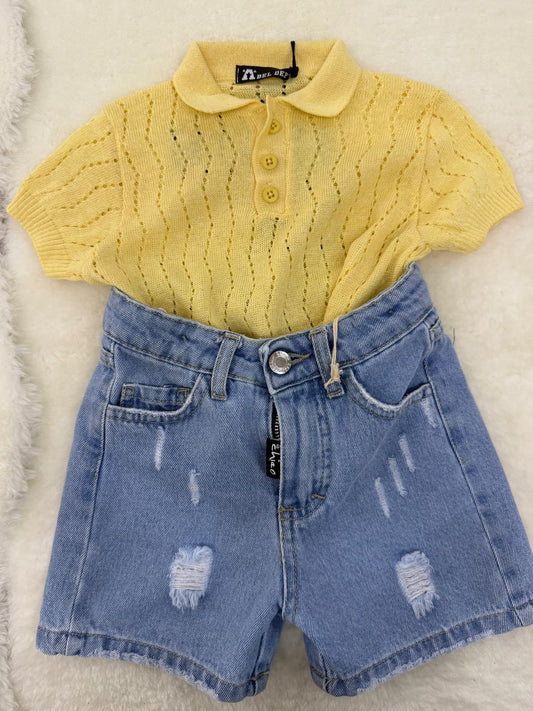 Bermuda di jeans