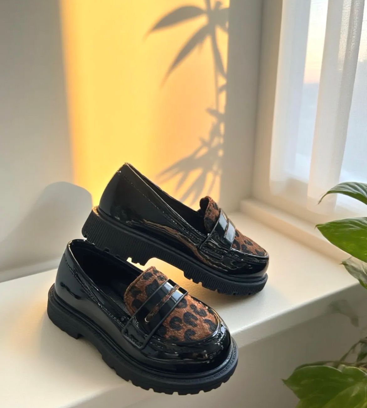 Mocassino leopardato