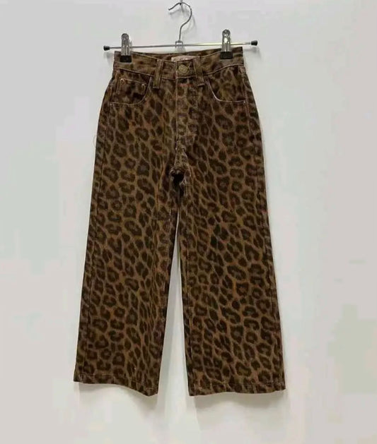 Jeans leopardato