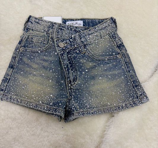 Pantaloncino brillantinato