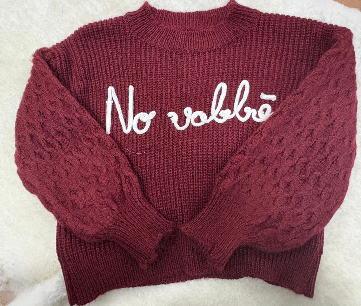 Maglioncino no vabbe