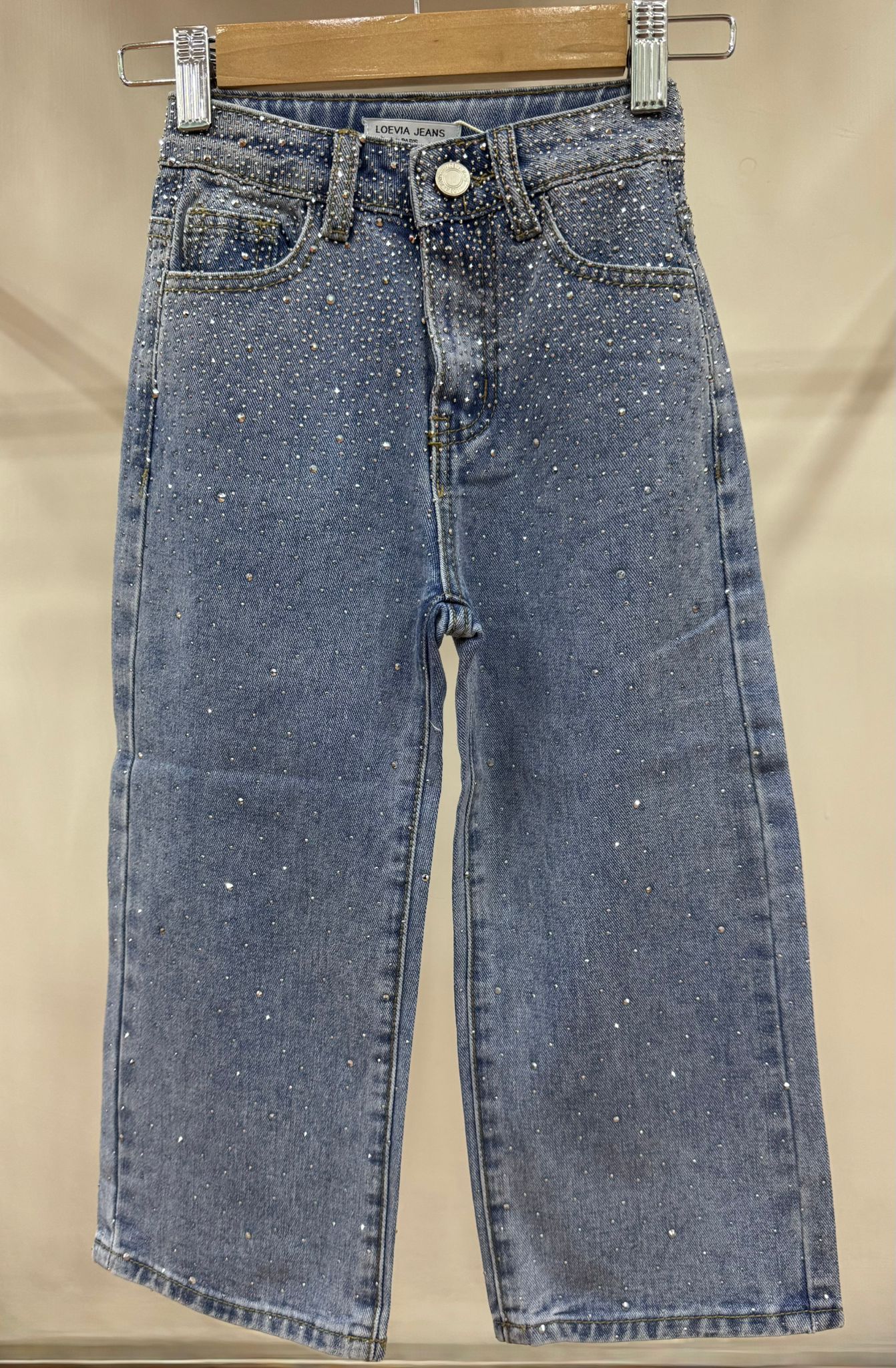 Jeans con brillantini