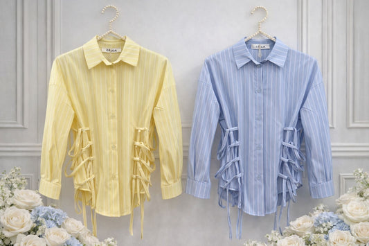 Camicia con stringhe
