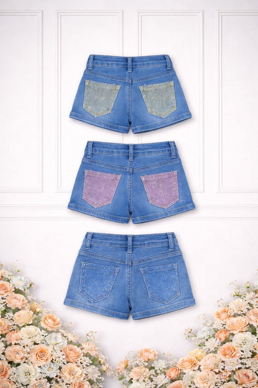 Pantaloncino shiny pocket