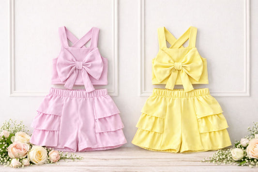 Coordinato fiocco mesi