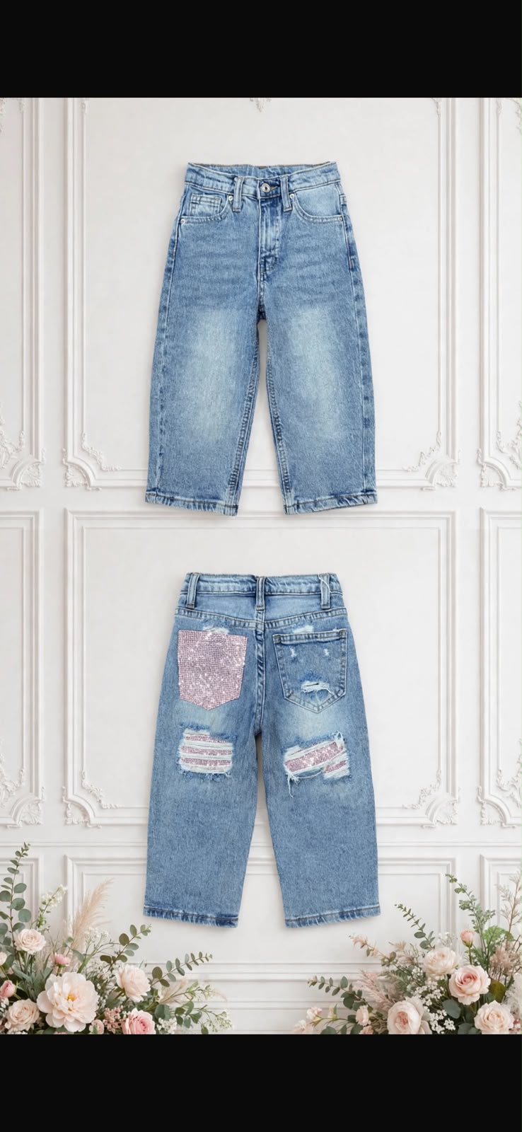 JEANS TASCA ROSA
