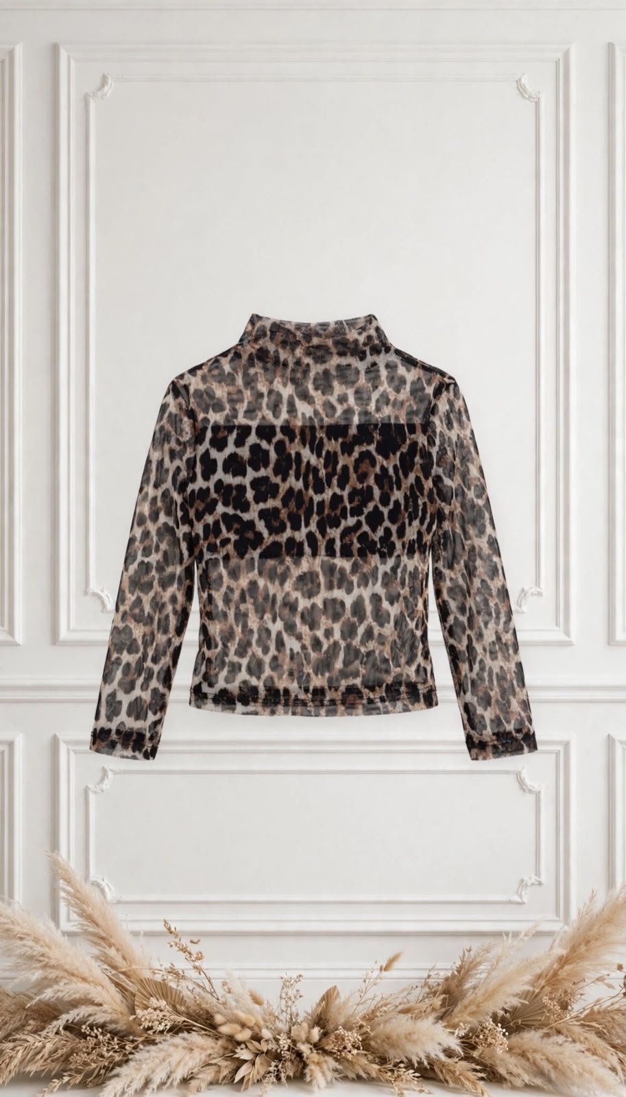 maglia velo animalier