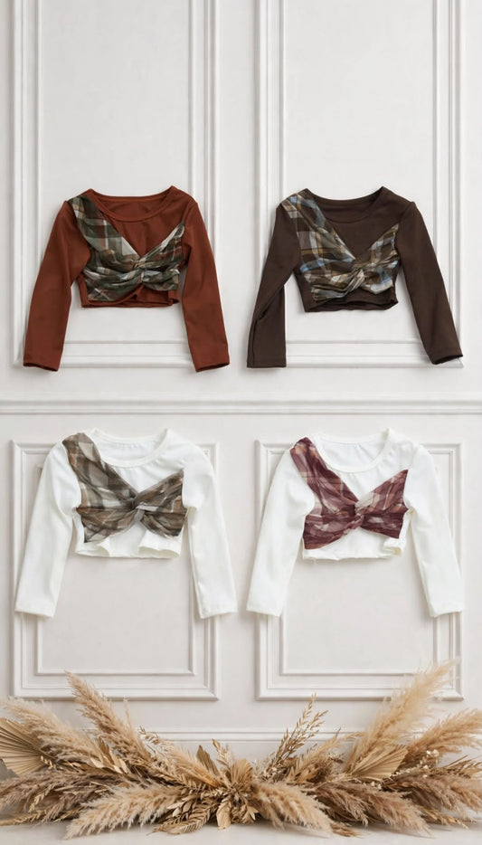 maglia crop velo