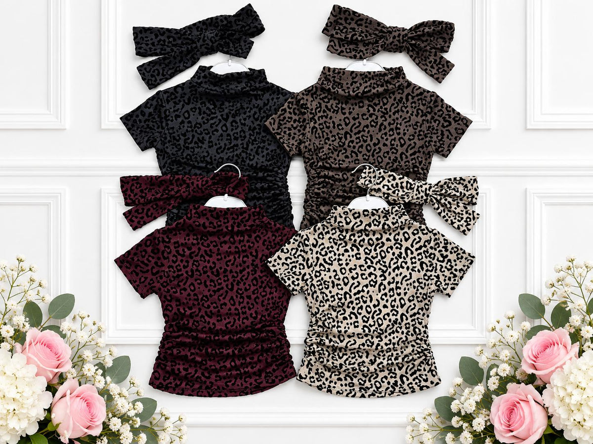 maglia animalier con guanti
